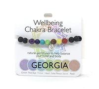 Georgia - Wellness Chakra BRACELETS to Help Balance Your Mind and Body Using The All Powerful Force of Nature VIA Stones for Healing Power