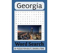 Georgia: Word Searches with Easy-to-Read Print about Georgia, The Peach State and more - 6x9 inches, 110 pages - 50+ Puzzles ... Gift for Vacation, Holidays and Free Times