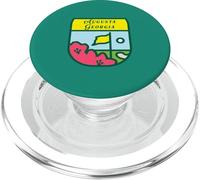 Georgia Yellow Golf Flag Golfing Golf Lover PopSockets PopGrip for MagSafe