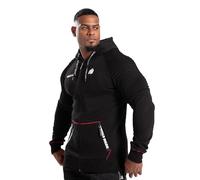 Georgia Zipped Hoodie - Black, Black, 3XL