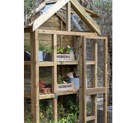 Georgian Wall Greenhouse with Auto Vent Rot