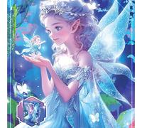 Georgie Porgy 100Pcs Princess Puzzle for Kids Fairy Glitter Jigsaw Puzzle Educational Learning Toys Birthday for Boys Girls Ages 3+ (Cindy Belle)