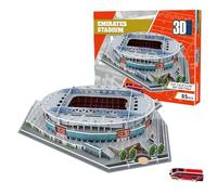 Georgie Porgy 3D Football Stadium Puzzle Toy DIY Building Model Kits Construction Sets (Emira Stadium 85 Pieces)