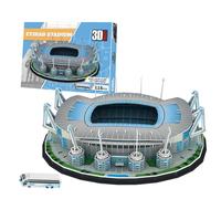 Georgie Porgy 3D Football Stadium Puzzle Toy DIY Building Model Kits Construction Sets (Etihad Stadium Puzzle 118 Pcs)