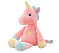 Georgie Porgy Children Plush Unicorn Velvet Cuddly Toy Animal Teddy Soft Toy (13'' Pink)