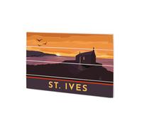Georgina Westley St Ives Plaque in Orange Georgina Westley Orange