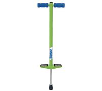 Geospace Jumparoo BOING! JR. Steel POGO STICK by Air Kicks, Small for Kids 50 to 90 Lbs (18-40 kgs) - Active Play Outdoor Fun that Promotes Exercise & Balance Skills (Green)