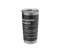 Geospatial Analyst Funny Dictionary Definition Stainless Steel Insulated Tumbler