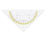 GEOtec Geo-Dreieck® Triangle, Perspex, 160 mm, Transparent
