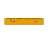 geotec GeoContrast Ruler 20 cm, Orange/Transparent Plastic