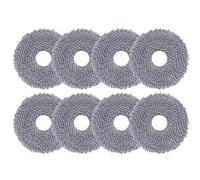 Geoviizon 8 Pcs Mop Pad Mop Cloth Wipe Accessories for Roborock Q Revo/Qrevo MaxV/Qrevo Master/Qrevo Slim/Qrevo Pro/Qrevo S/Qrevo Curv Robot Vacuum Cleaner Replacement Part