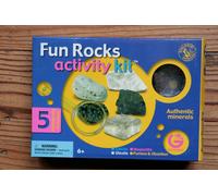 Geoworld Fun Rocks Activity Kit 5 Authentic Minerals 6+
