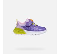 GEOX Activart Illuminus Junior Violet/acid Green, Size: 26