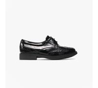 Geox Girl's Jr Agata Sneaker, Black, 5 UK