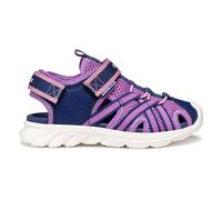Geox Girls J Airadyum Gi Sandal, Navy Purple, 13 UK