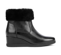 Geox Anylla Womens Wedge Ankle Boots Designer Fashion Comfort Boots Black