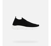 Geox Boy's J Aril Boy Sneakers, Black, 4 UK