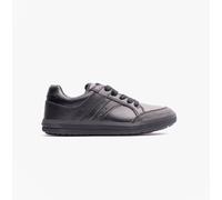 GEOX ARZACH Boys Lace-Up Black School Shoes - UK 1 / EUR 33
