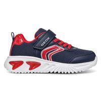 Geox Assister Kids Light Up | School Shoes | Navy / Red | UK Size 1.5
