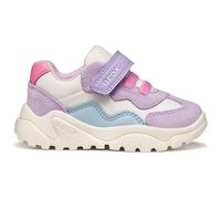 Geox B Ciufciuf Girl B Trainers 0-24, Off White Lilac, 4.5 UK