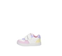 Geox B ECLYPER Girl A, Baby - Mädchen Sneaker, White/Lt Yellow,