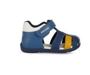 Geox B Elthan Boy C Baby - Boys First Steps, Avio Yellow, 4.5 UK