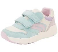 Geox B Flexyper Mini Girl Trainers, Watersea/Pink, 26 EU