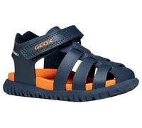 Geox B FUSBETTO BO Sandal, Navy/Orange, 26 EU