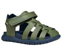 Geox B FUSBETTO BO Sandal, SAGE/Navy, 26 EU