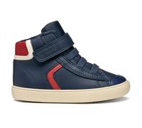 Geox B GISLI BOY Sneaker, Navy/RED, 9 UK Child