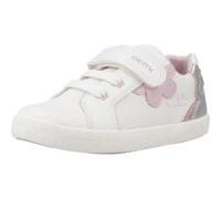 Geox B GISLI Girl B, Girls’ Sneaker, White,