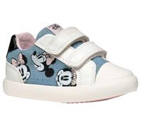 Geox Baby B GISLI Girl C Sneaker, Avio/White, 7 UK Child