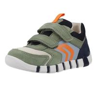 Geox B Iupidoo Boy D Sneaker, Olive Navy, 8.5 UK Child