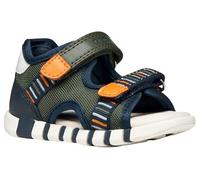 Geox B Iupidoo Boy Sandal, Dark Green Orange, 26 EU