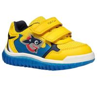 Geox Baby B LIGHTYLOO BOY A Sneaker, Yellow/Sky, 7 UK Child