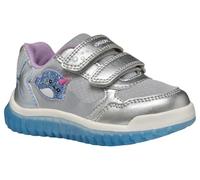 Geox B LIGHTYLOO Girl A, Girls’ Sneaker, Silver/Sky,