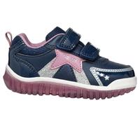 Geox B LIGHTYLOO Girl A Sneaker, Navy/Rose, 7.5 UK Child