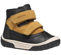 Geox B Omar Boy WPF Ankle Boot, Black Dk Yellow, 9 UK Child