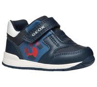Geox B RISHON BOY A, Boys’ Sneaker, Navy/Dk Red,