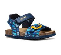 Geox Baby B Sandal CHALKI BOY, Navy/Yellow, 5 UK Child