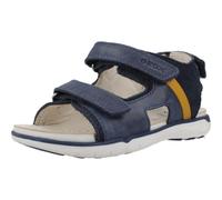 Geox B SANDAL DELHI BOY A, Baby - Jungen Sandal, Dk Navy/Dk Yellow,