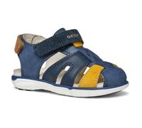 Geox B SANDAL DELHI BOY A, Boys’ Sandal, Dk Navy/Dk Yellow,