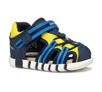 Geox B Sandal IUPIDOO BOY, Navy/Fluo Yellow, 10 UK Child