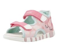 Geox Baby Girls B Sandal IUPIDOO Gir, Salmon/White, 5 UK Child