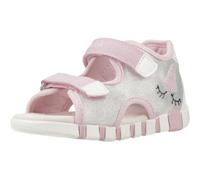 Geox B SANDAL IUPIDOO GIR, Girls’ Sandal, Silver/Pink,