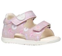 Geox Baby Girls B Sandal MACCHIA Gir, Pink/Ivory, 3.5 UK Child