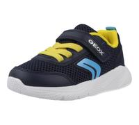 Geox B Sprintye Boy C, Children's Trainers 0-24, Navy Yellow, 24 EU