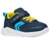Geox B Sprintye Boy C, Children's Trainers 0-24, Navy Yellow, 23 EU