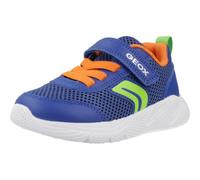 Geox B Sprintye Boy C Trainers, Royal/Orange, 27 EU