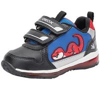Geox Baby B Todo Boy Sneaker, Black Red, 4.5 UK Child